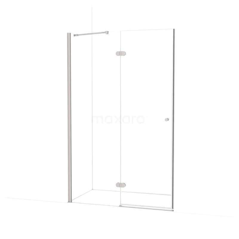 Amber Shower door | 120 cm Stainless steel Clear glass Pivot door WTB56220BR