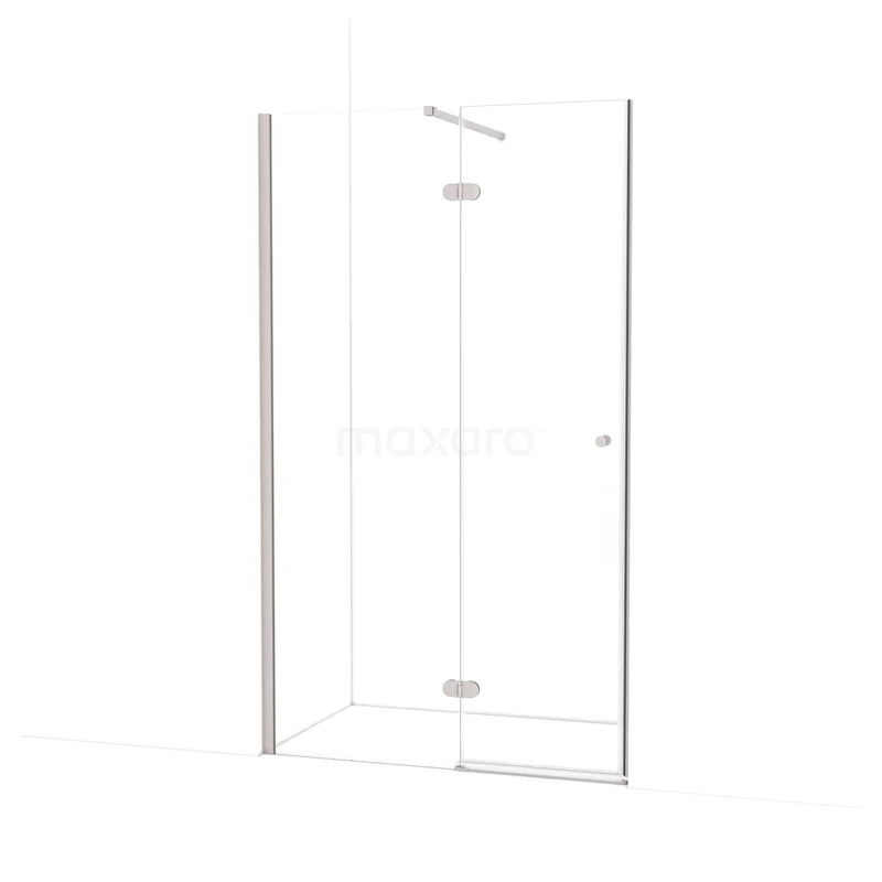 Amber Shower door | 120 cm Stainless steel Clear glass Pivot door WTB65120BR