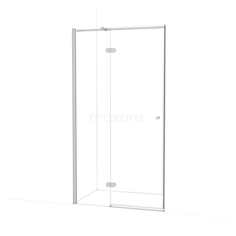 Amber Shower door | 110 cm Stainless steel Clear glass Pivot door WTB46320BR