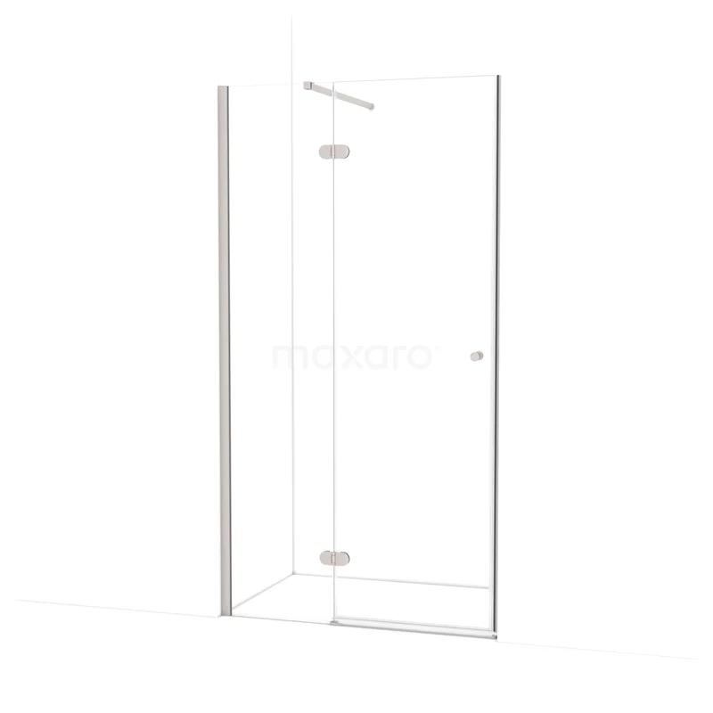 Amber Shower door | 100 cm Stainless steel Clear glass Pivot door WTB36120BR