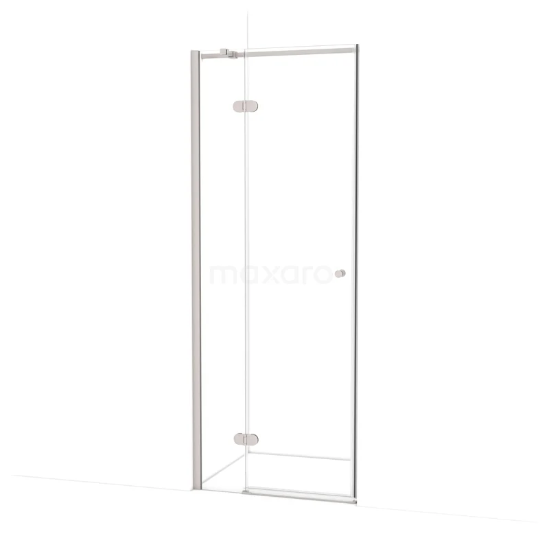 Amber Shower door | 80 cm Stainless steel Clear glass Pivot door WTB25320BR