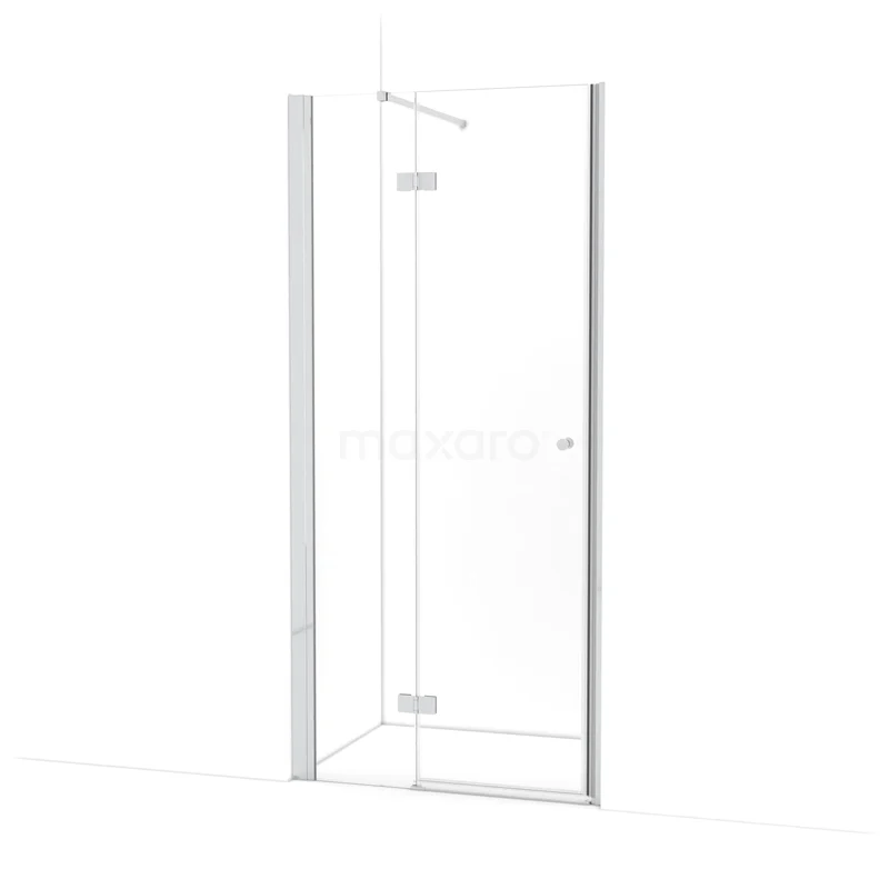 Amber Shower door | 95 cm Chrome Clear glass Pivot door WTC353110C
