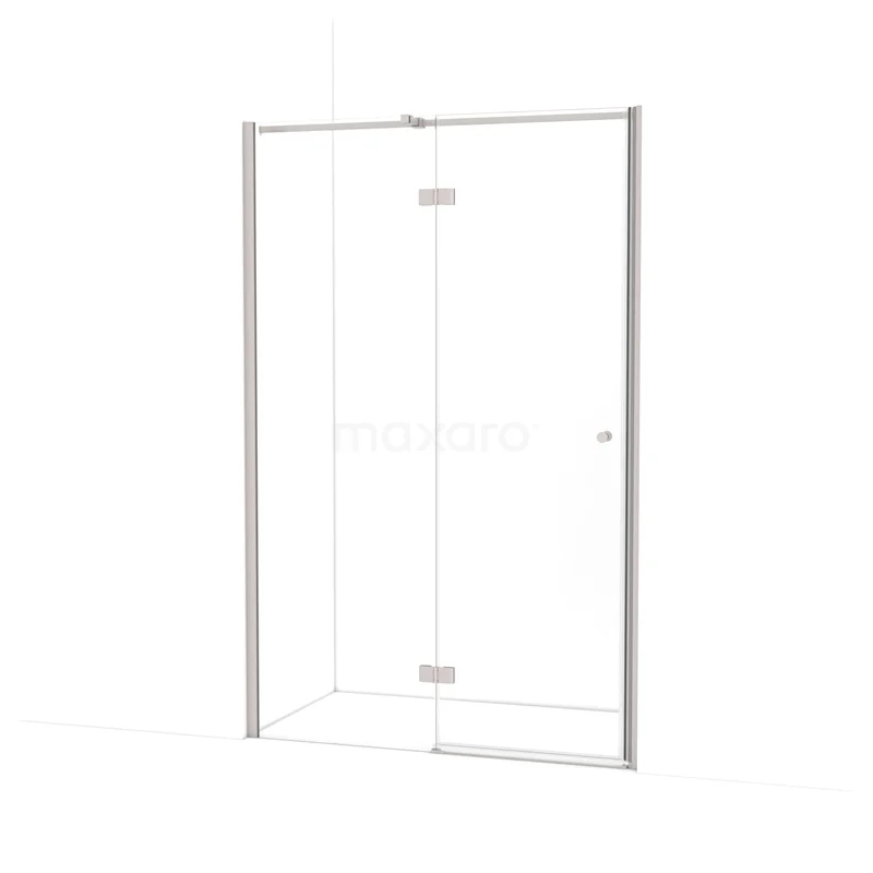 Amber Shower door | 120 cm Stainless steel Clear glass Pivot door WTC56310BR
