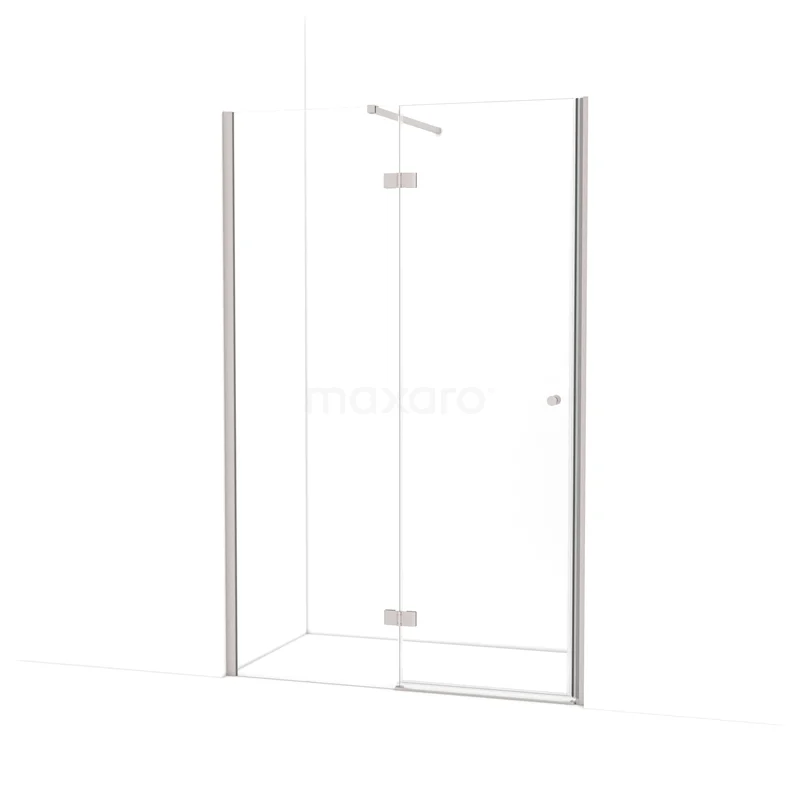 Amber Shower door | 130 cm Stainless steel Clear glass Pivot door WTC66110BR