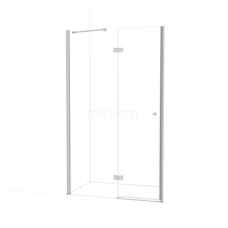 Amber Shower door | 120 cm Stainless steel Clear glass Pivot door WTC65210BR