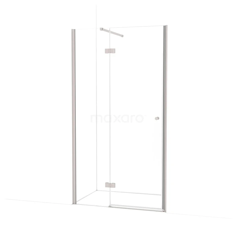 Amber Shower door | 110 cm Stainless steel Clear glass Pivot door WTC46110BR