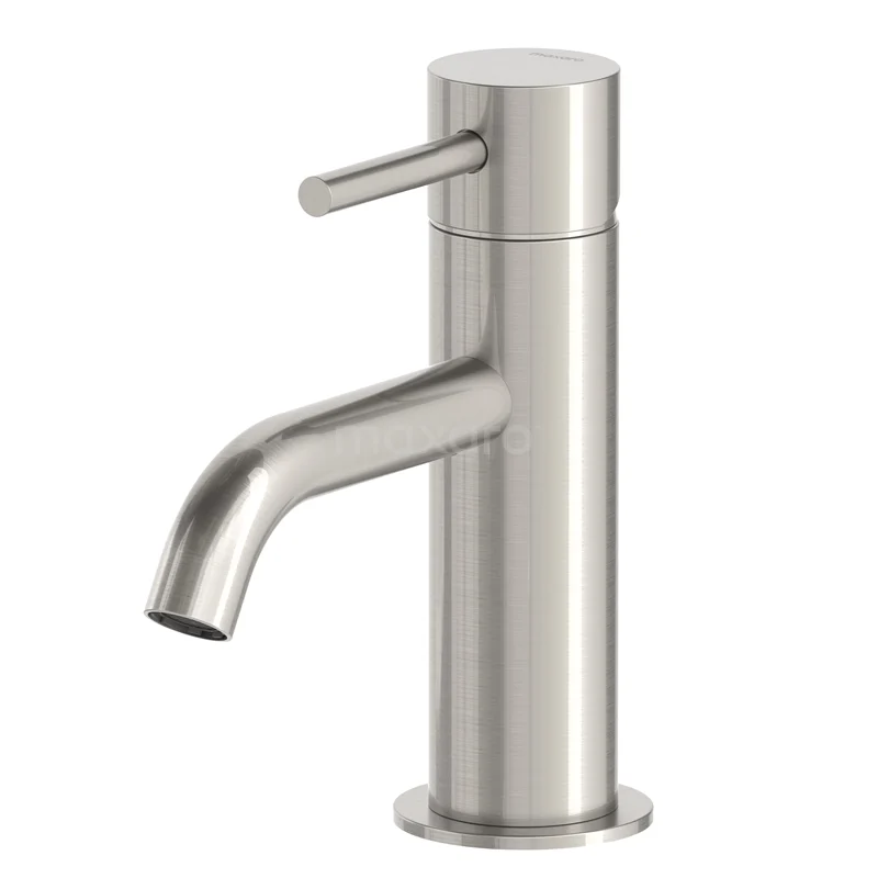 Basin tap Radius Steel, Single lever mixer tap, Stainless steel 55.003.571BR