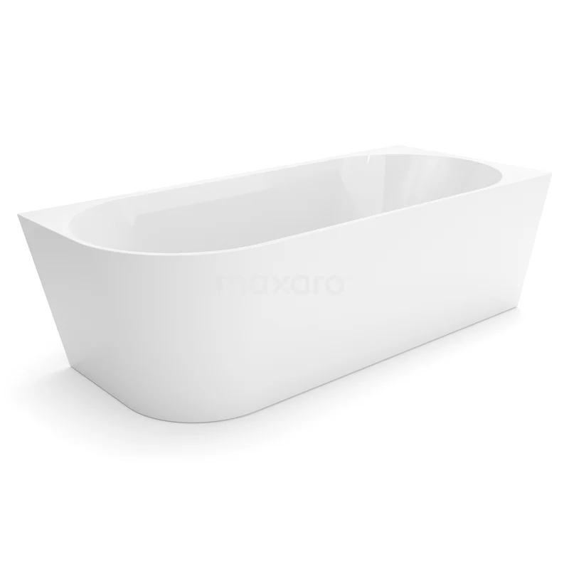 Corner bath Pratico Right 180x80cm Acrylic Gloss White ⁠VSA104R