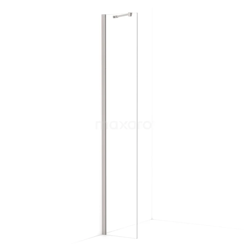 Diamond Walk-in shower | 30 cm Stainless steel Clear glass Fixed wall IDA03210BR