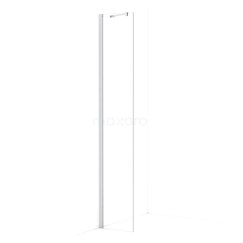 Diamond Walk-in shower | 30 cm Chrome Clear glass Fixed wall IDA03210C
