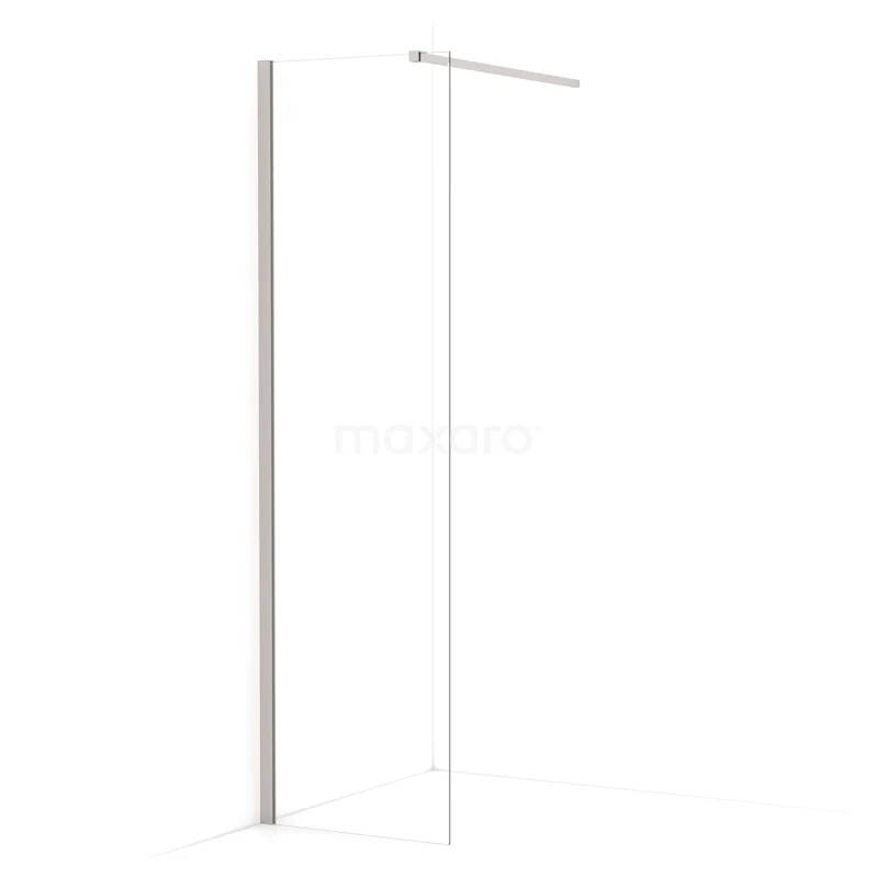 Diamond Walk-in shower | 60 cm Stainless steel Clear glass Fixed wall IDA06110BR