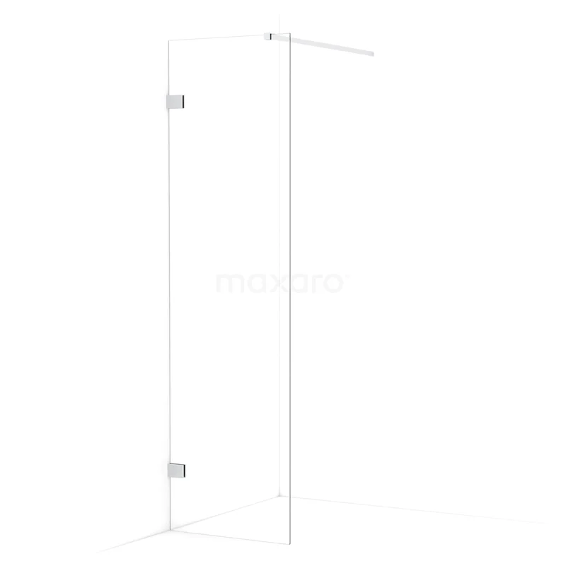 Diamond Walk-in shower | 50 cm Chrome Clear glass Fixed wall IDA05120C