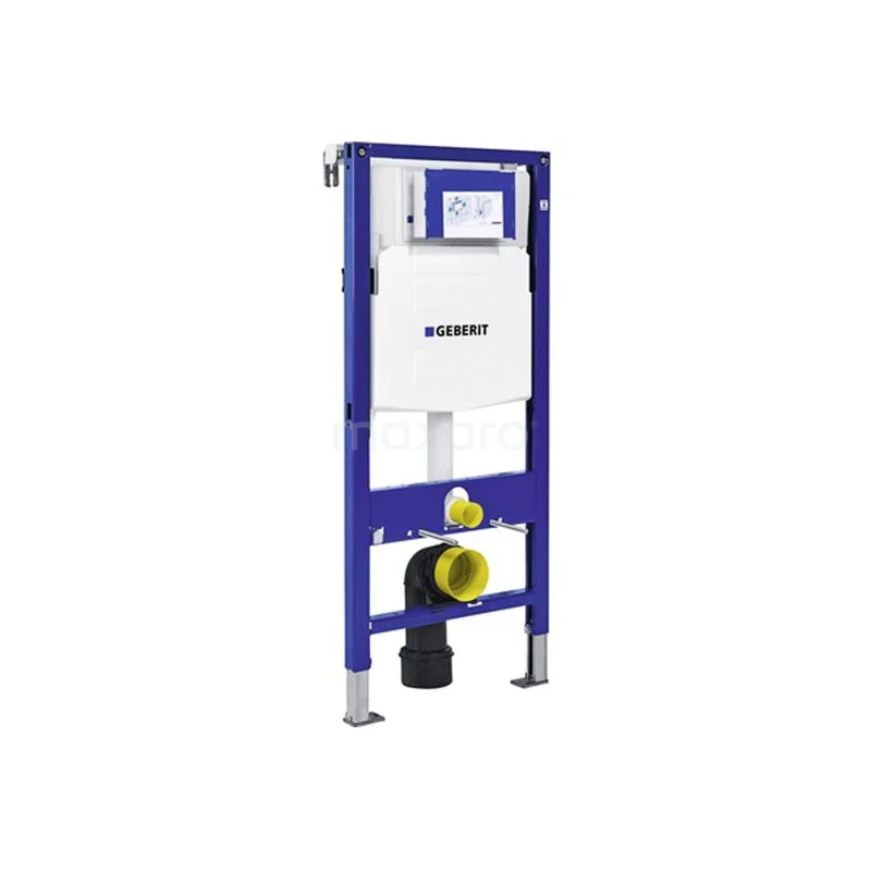WC Unterputzspülkasten Geberit Duofix Sigma UP320 911011087 Unterputzspülkasten Geberit Duofix, blaues Stahlgestell, geeignet für die Montage eines Wand-WCs im Badezimmer.
