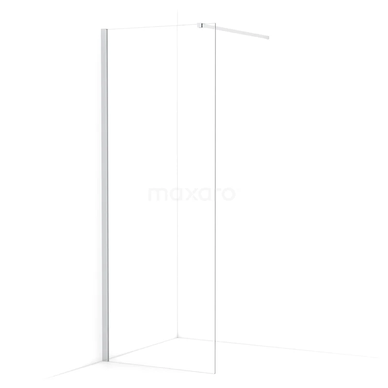Diamond Walk-in shower | 70 cm Chrome Clear glass Fixed wall IDA07110C