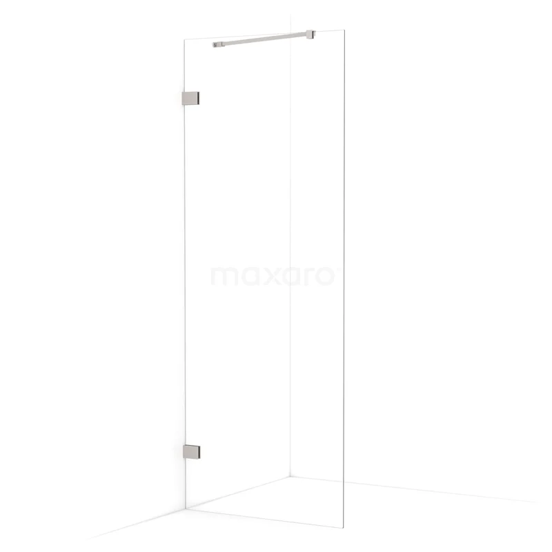 Diamond Walk-in shower | 70 cm Stainless steel Clear glass Fixed wall IDA07220BR