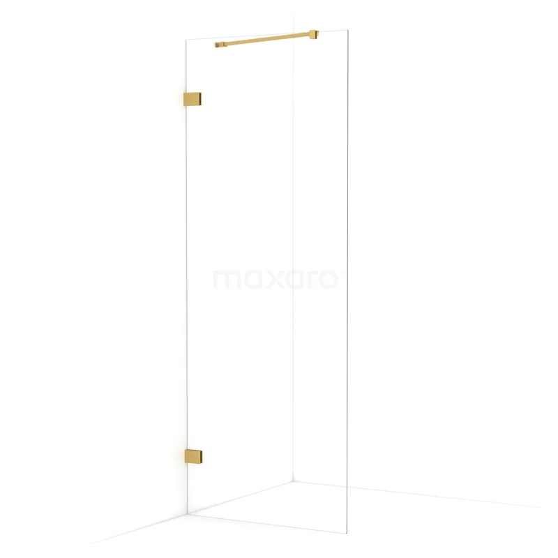 Begehbare Dusche Diamant 70cm aus klarem Sicherheitsglas Gold IDA07220GG Begehbare Dusche Diamant 70cm aus klarem Sicherheitsglas Gold IDA07220GG
