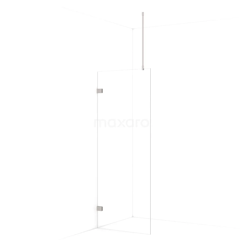 Begehbare Dusche Diamant 70cm aus klarem Sicherheitsglas Gebürsteter Edelstahl IDA07720BR Begehbare Dusche Diamant 70cm aus klarem Sicherheitsglas Gebürsteter Edelstahl IDA07720BR