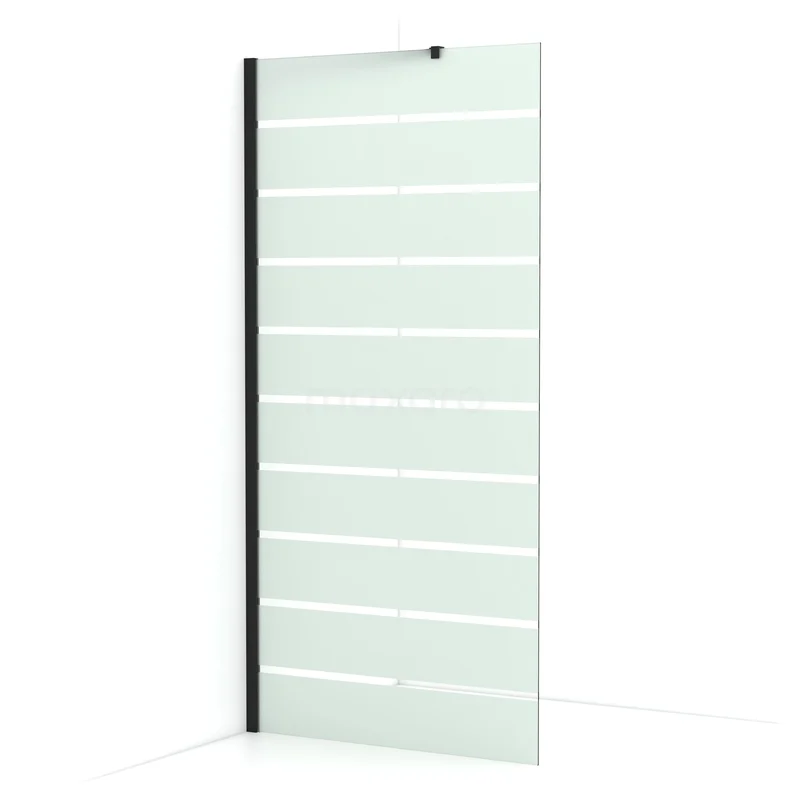 Diamond begehbare Dusche | 90 cm Matt Schwarz Feste Wand IDA09216MB Diamond begehbare Dusche | 90 cm Matt Schwarz Feste Wand IDA09216MB