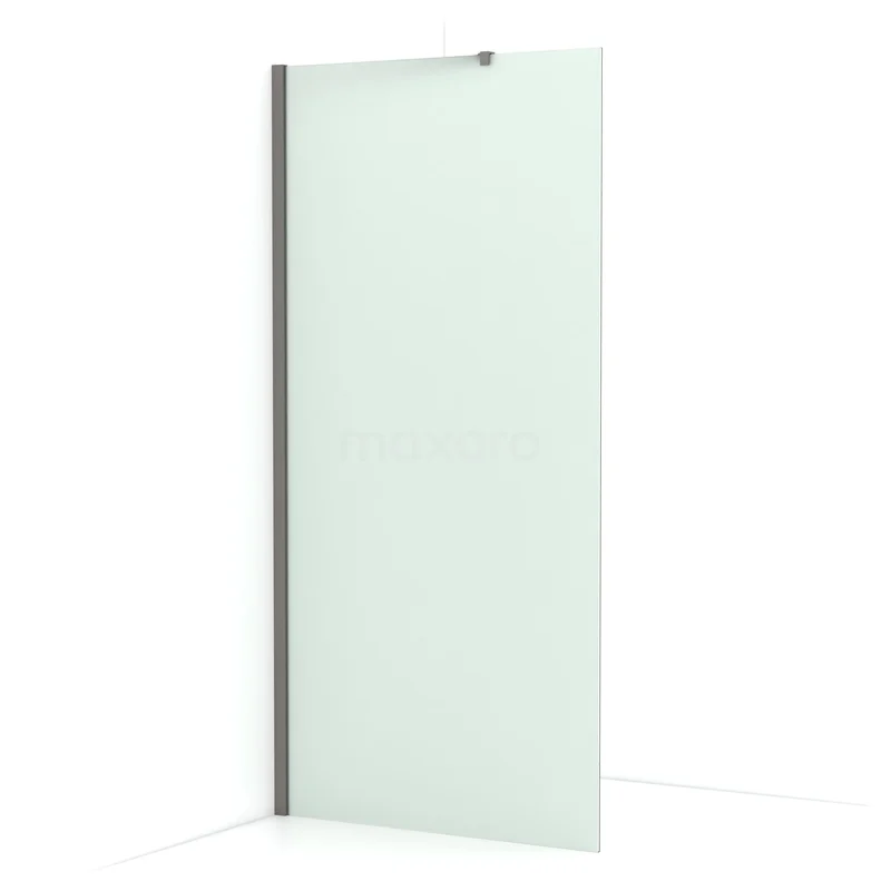 Begehbare Dusche Diamant 90cm Mattes Sicherheitsglas Schwarzes Metall IDA09217ZMN Begehbare Dusche Diamant 90cm Mattes Sicherheitsglas Schwarzes Metall IDA09217ZMN