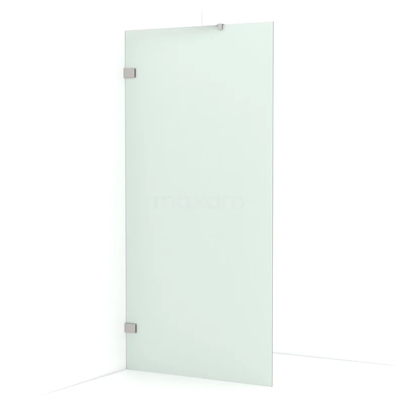 Diamond Walk-in shower | 100 cm Stainless steel Frosted glass Fixed wall IDA10227BR