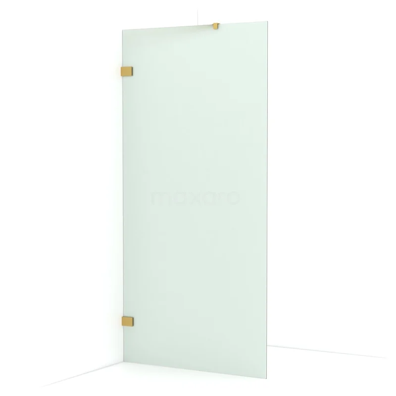 Begehbare Dusche Diamant 100cm Mattiertes Sicherheitsglas Gold IDA10227GG Begehbare Dusche Diamant 100cm Mattiertes Sicherheitsglas Gold IDA10227GG