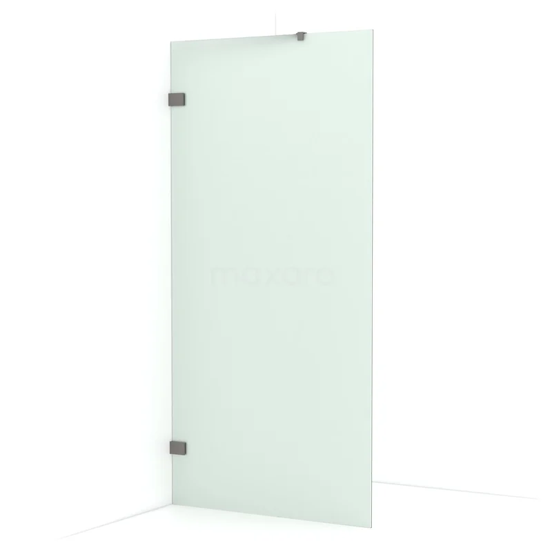 Begehbare Dusche Diamant 90cm Mattes Sicherheitsglas Schwarzes Metall IDA09227ZM Begehbare Dusche Diamant 90cm Mattes Sicherheitsglas Schwarzes Metall IDA09227ZM