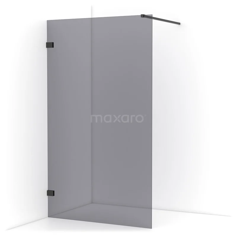 Begehbare Dusche Diamond 120cm Rauchglas Sicherheitsglas Schwarz Chrom IDA12121BC Begehbare Dusche Diamond 120cm Rauchglas Sicherheitsglas Schwarz Chrom IDA12121BC