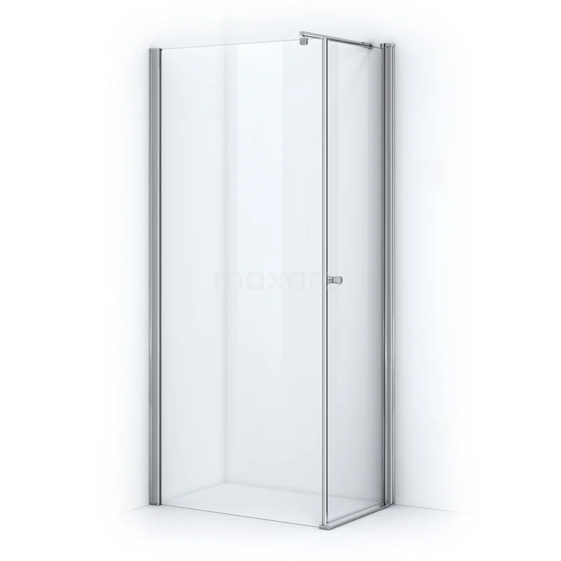 Zircon Comfort Shower enclosure | 80x60 cm Chrome Clear glass Pivot door Rectangle DC-0806013