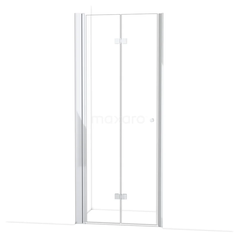 Diamond Douchedeur | 90 cm Chroom Helder glas Vouwdeur DDV082130C