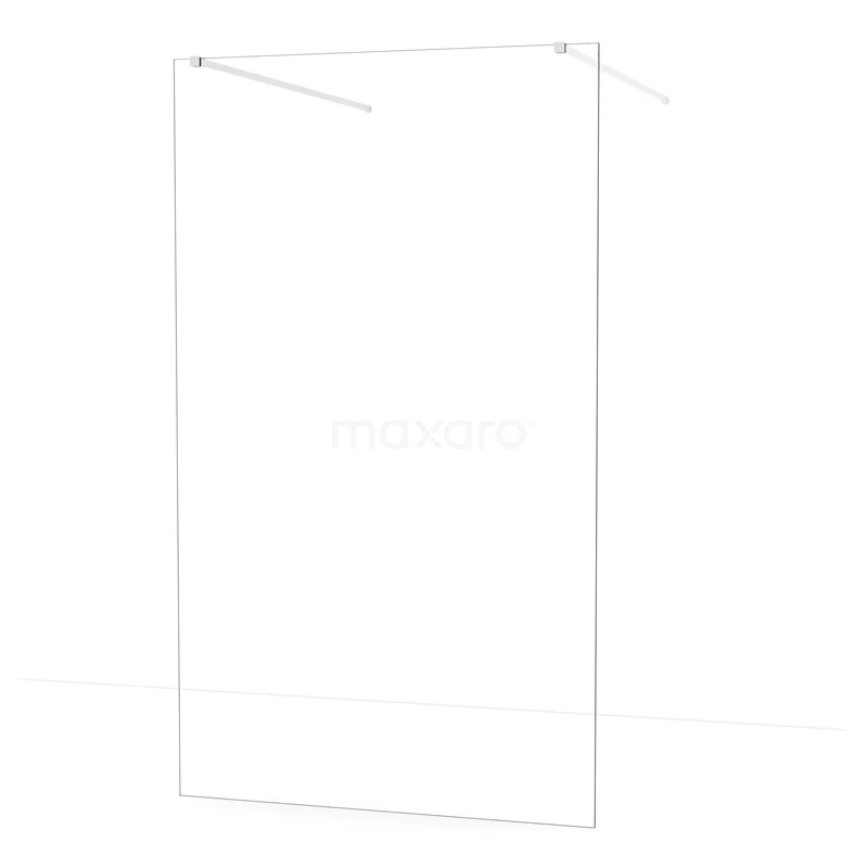 Diamond Walk-in shower | 120 cm Chrome Clear glass Free-standing wall IDF1280C
