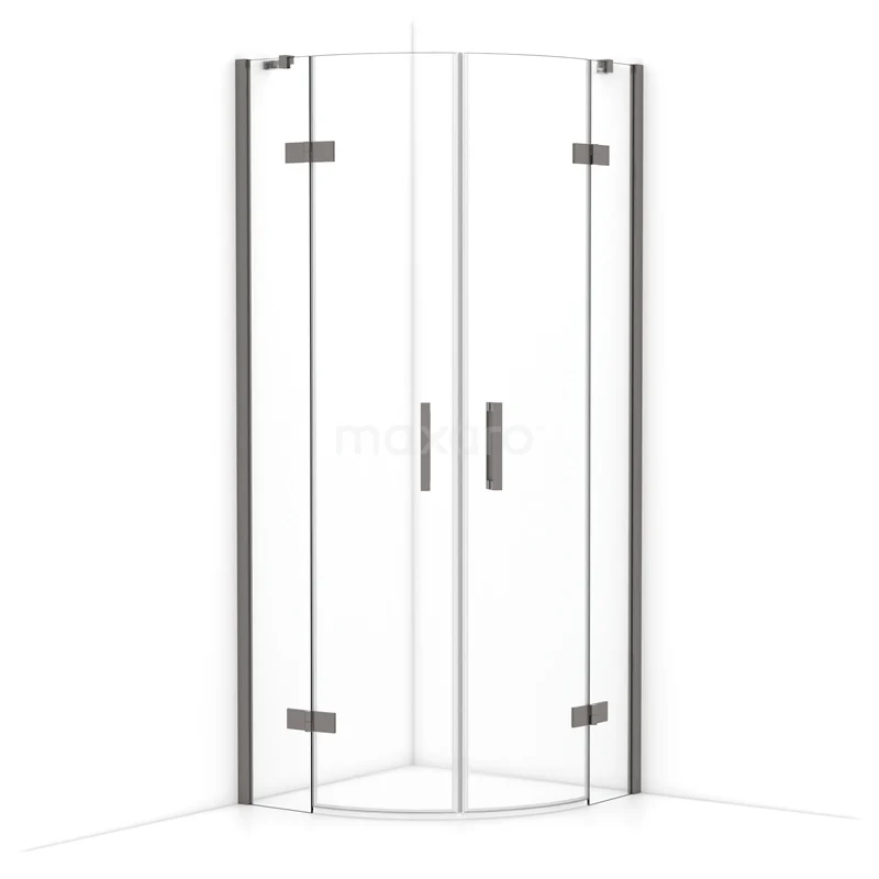 Duschkabine Diamant 80x80cm Klares Sicherheitsglas Viertelrund Schwarzes Metall CDR20808410ZMN Duschkabine Diamant 80x80cm Klares Sicherheitsglas Viertelrund Schwarzes Metall CDR20808410ZMN