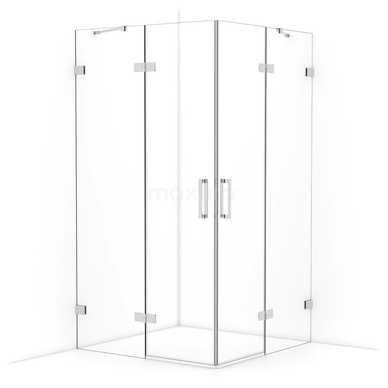 Diamond Shower cabin | 110x110 cm Chrome Clear glass Pivot door Square CDD6565420C Diamond Shower cabin | 110x110 cm Chrome Clear glass Pivot door Square CDD6565420C