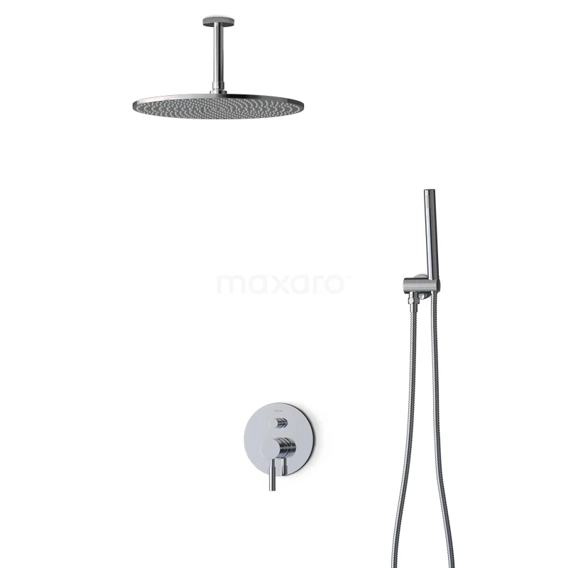 Radius Rain shower Built-in | Chrome 35 cm Rain shower Single lever BIC55-00068
