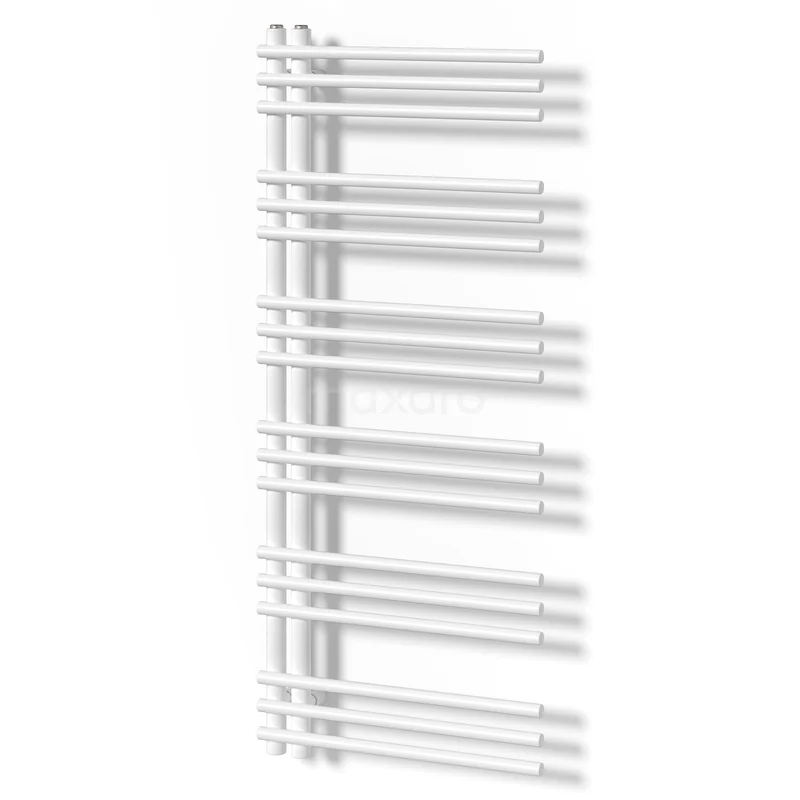 Oberon Towel radiator | 55x130 cm White gloss 471 W att Steel Central heating DR13-0513GWN