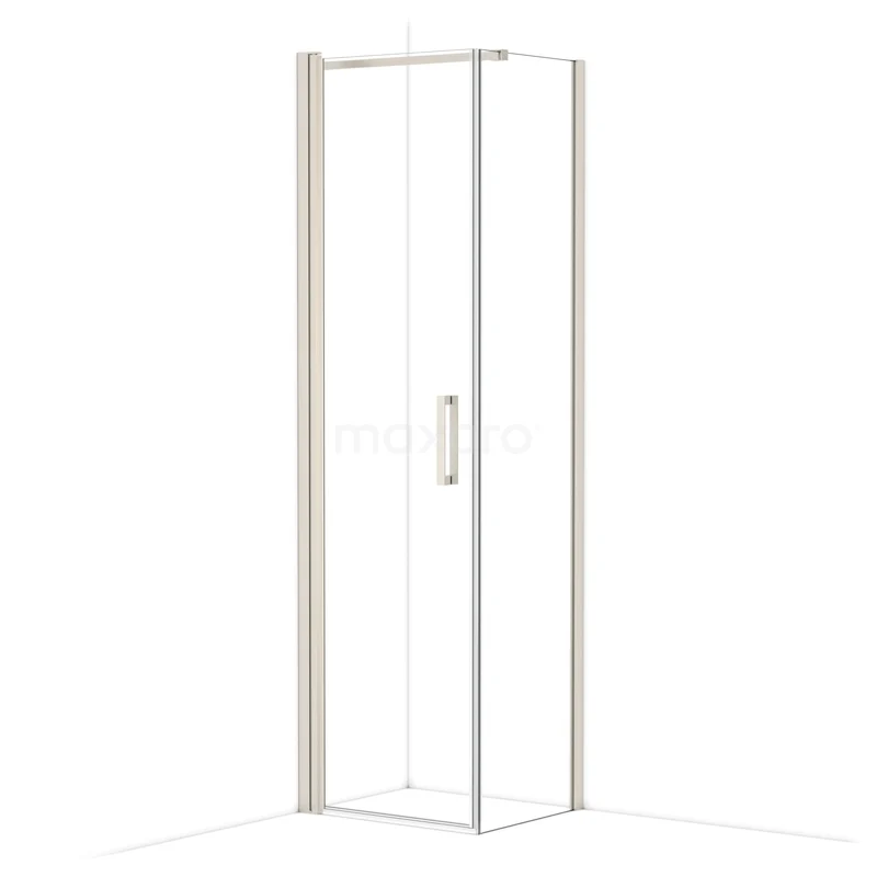 Diamond Shower enclosure | 60x50 cm Stainless steel Clear glass Pivot door Rectangle CDA10605110BR