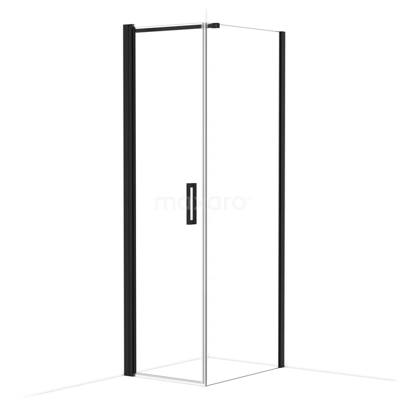 Diamond Douchecabine | 80x60 cm Mat zwart Helder glas Draaideur Rechthoek CDA10608110MBN Diamond Douchecabine | 80x60 cm Mat zwart Helder glas Draaideur Rechthoek CDA10608110MBN