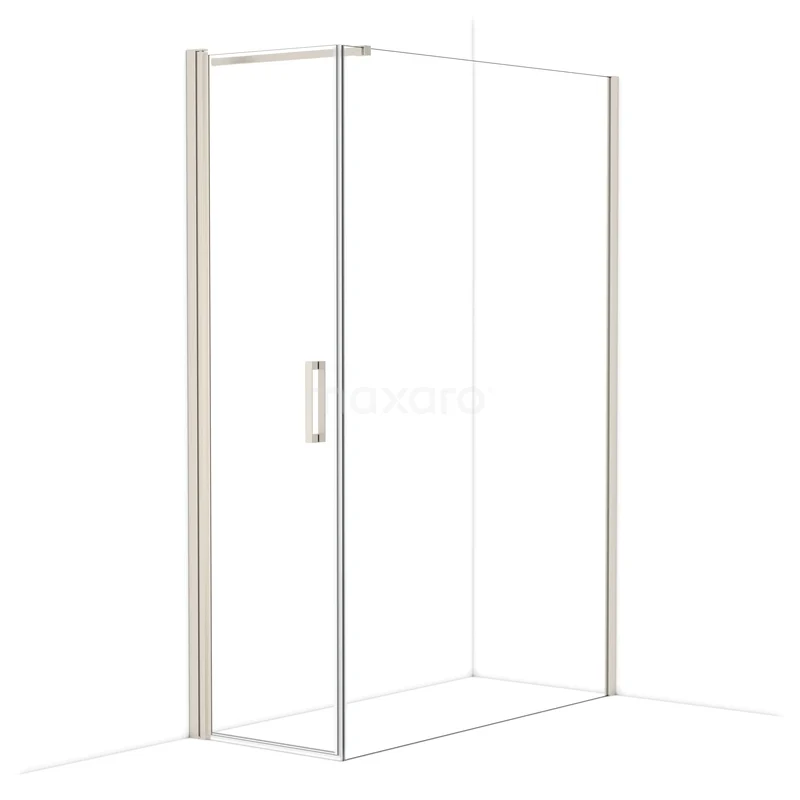 Diamond Shower cabin | 140x60 cm Stainless steel Clear glass Pivot door Rectangle CDA10614110BR Diamond Shower cabin | 140x60 cm Stainless steel Clear glass Pivot door Rectangle CDA10614110BR
