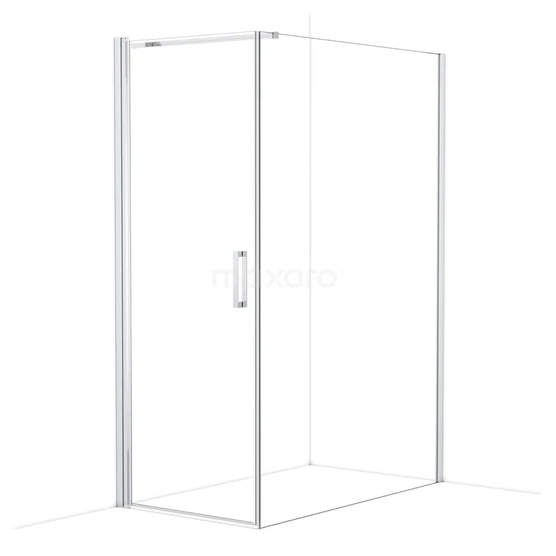 Diamond Douchecabine | 140x80 cm Chroom Helder glas Draaideur Rechthoek CDA10814110CN Diamond Douchecabine | 140x80 cm Chroom Helder glas Draaideur Rechthoek CDA10814110CN