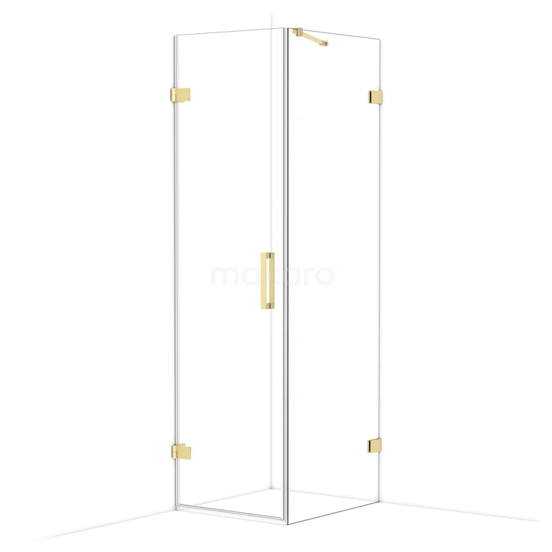 Diamond Douchecabine | 70x60 cm Lichtgoud Helder glas Draaideur Rechthoek CDA210607220LG Diamond Douchecabine | 70x60 cm Lichtgoud Helder glas Draaideur Rechthoek CDA210607220LG