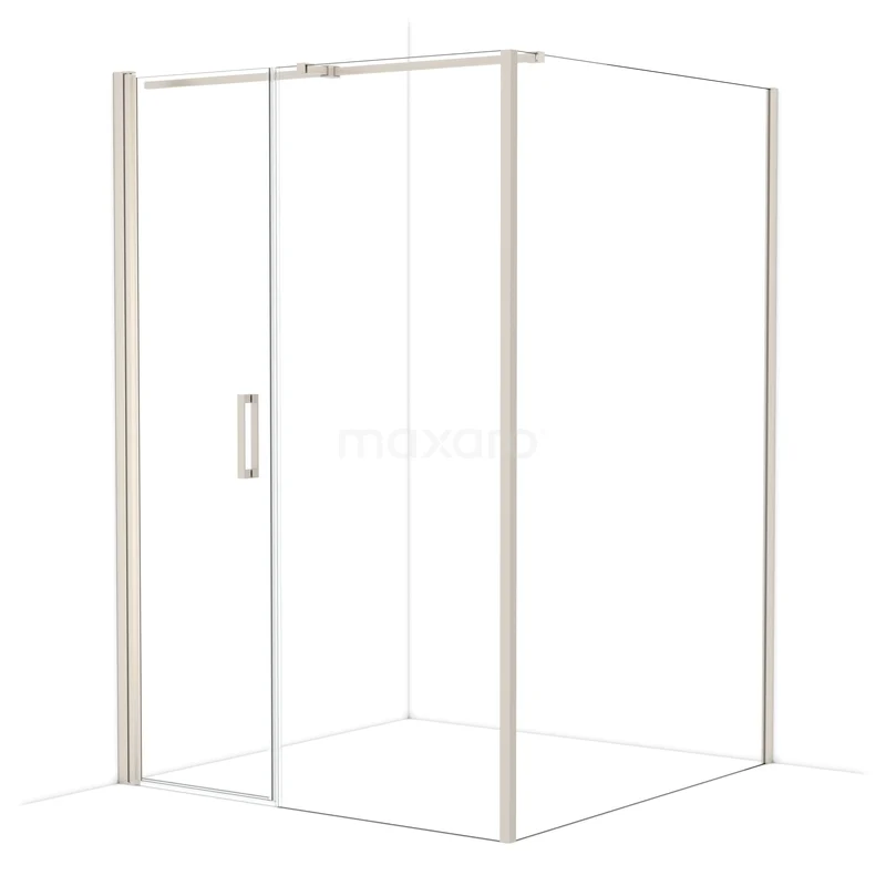 Diamond Douchecabine | 140x140 cm Rvs Helder glas Draaideur Vierkant CDC106148310BR