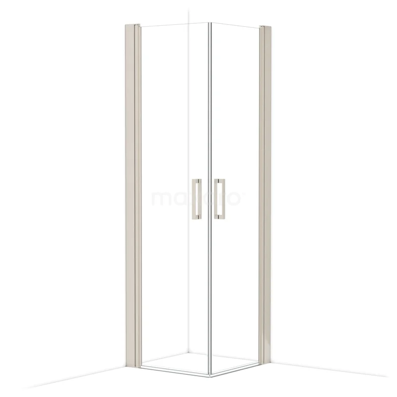Diamond Douchecabine | 65x65 cm Rvs Helder glas Draaideur Vierkant CDE10606210BR