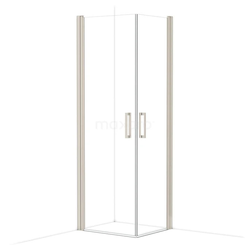 Diamond Douchecabine | 70x60 cm Rvs Helder glas Draaideur Rechthoek CDE1070610BR