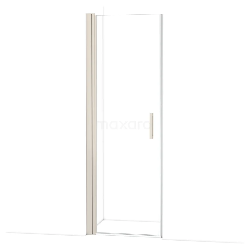 Product DDA107120BR DDA107120BR Glasene Duschtür mit transparentem Design, silbernem Haltegriff und matt weißem Rahmen, perfekt für moderne Bäder.