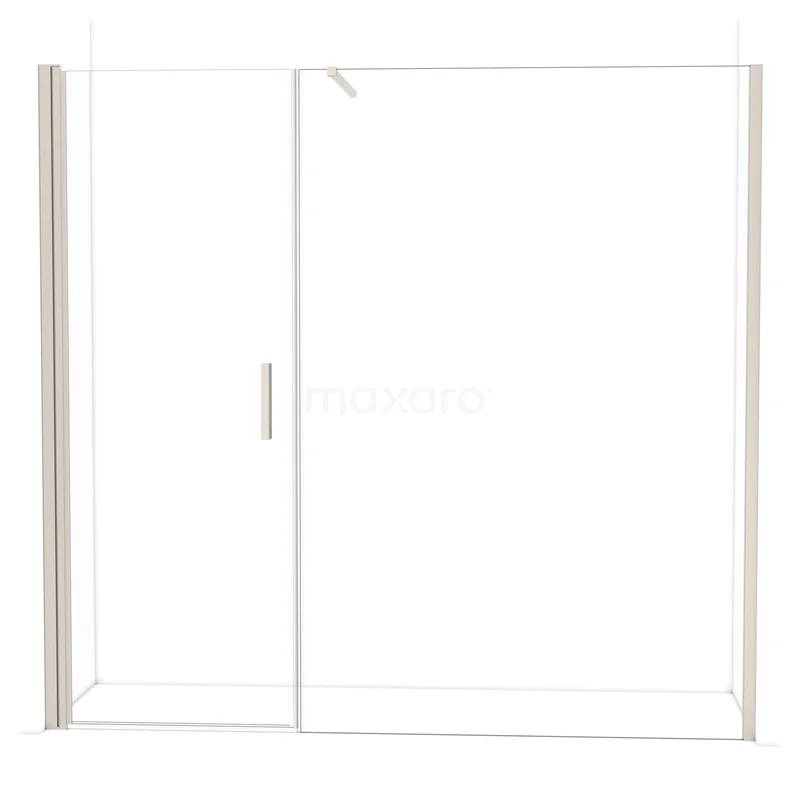 Product DDC108141110BR DDC108141110BR Glas Duschwand mit Schiebetür, Klarglas, Aluminium Profil, modernes Design, ideal für ein geräumiges Badezimmer.