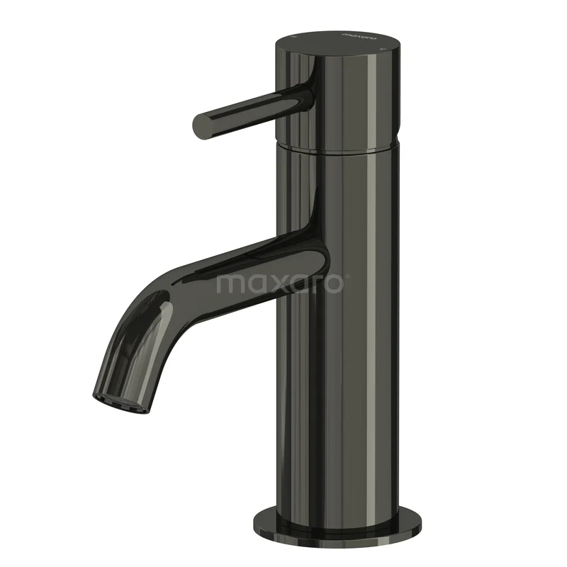 Radius  Wastafelkraan Opbouw | Zwart chroom | Eéngreeps mengkraan   55.003.571BC