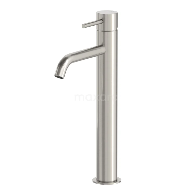 Radius Hoge Wastafelkraan Opbouw | Rvs | Eéngreeps mengkraan   55.003.581BR