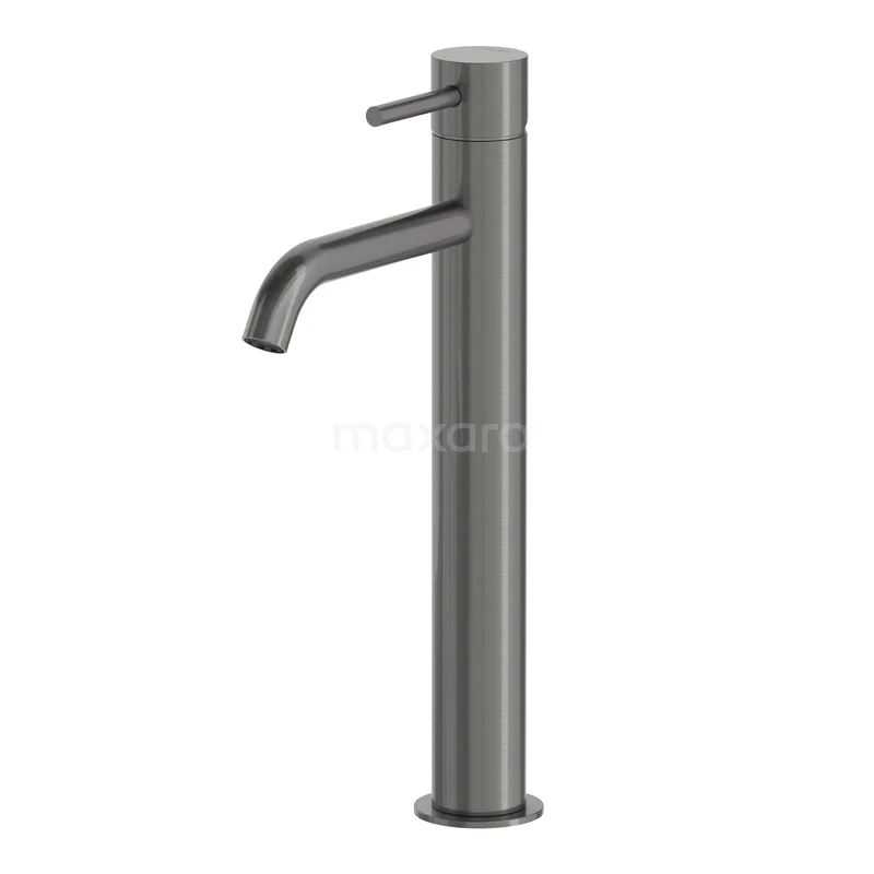 Radius Hoge Wastafelkraan Opbouw | Zwart metaal | Eéngreeps mengkraan   55.003.581ZM