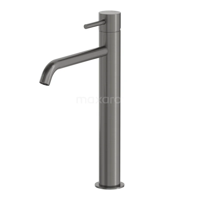 Radius Hoge Wastafelkraan Opbouw | Zwart metaal | Eéngreeps mengkraan | Verlengde uitloop 55.003.591ZM