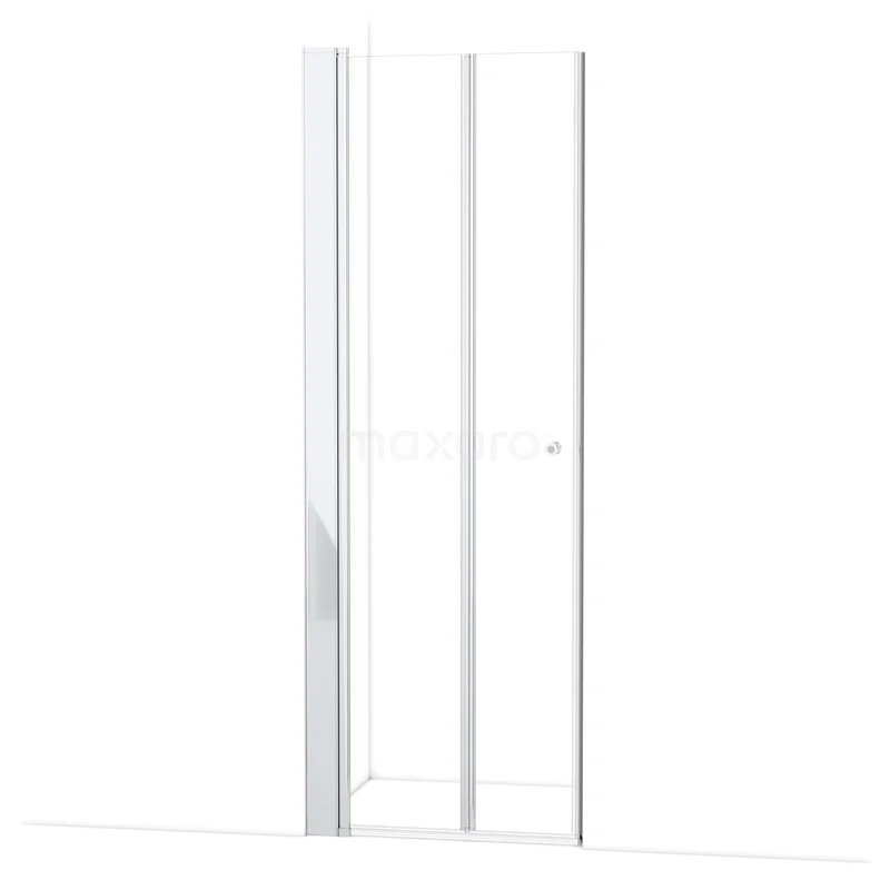 Zircon Comfort Douchedeur | 80 cm Chroom Helder glas Vouwdeur S2892_0826L