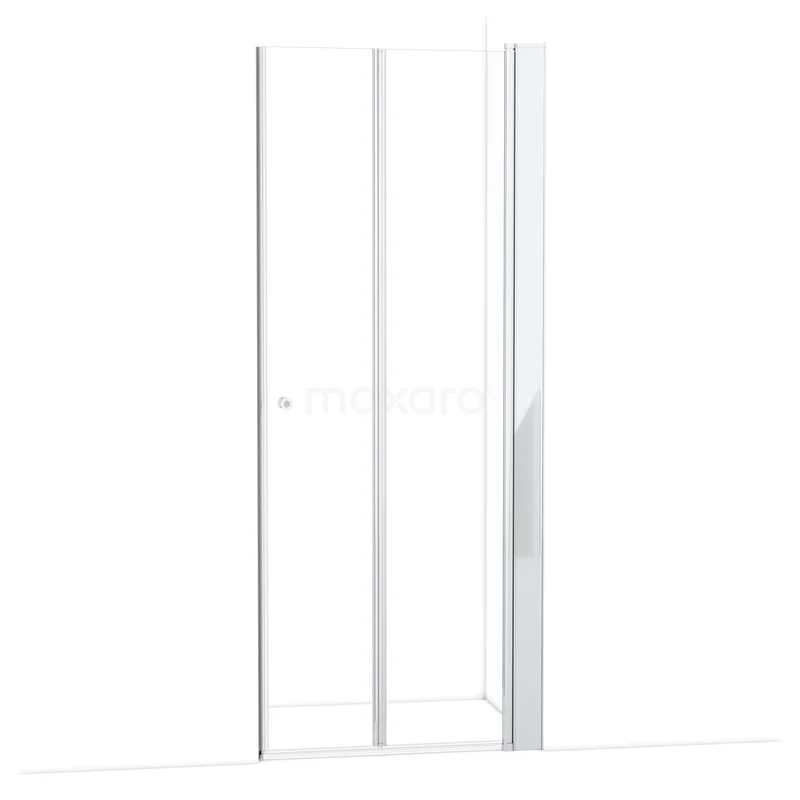 Zircon Comfort Douchedeur | 90 cm Chroom Helder glas Vouwdeur S2892_0926R